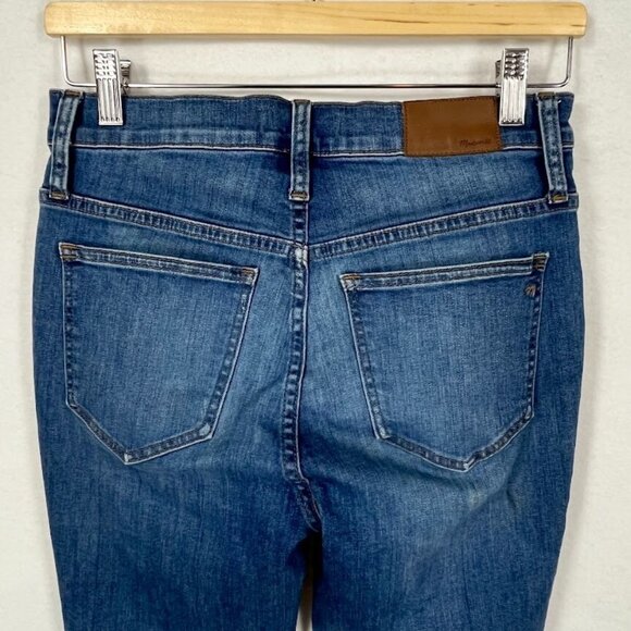 Madewell Skinny Crop Jeans Distressed School Ethical Boho Grunge Staple 28 - Picture 7 of 8